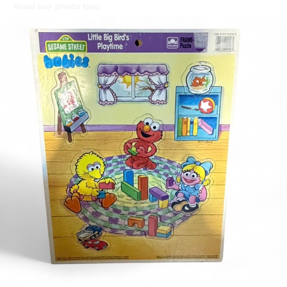 90's Sesame Street babies tray puzzle